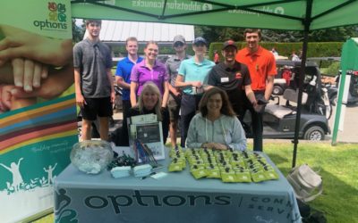 Options Community Services at the Big Red Mental Health Society’s annual golf tournament in memory of Adam Hobbs!