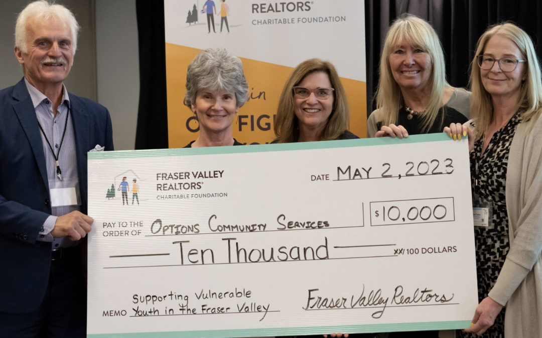 Thank You to the Fraser Valley Realtors Charitable Foundation!